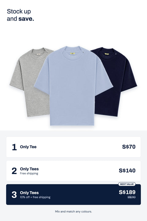 THE ONLY T – Stock up and save bundle