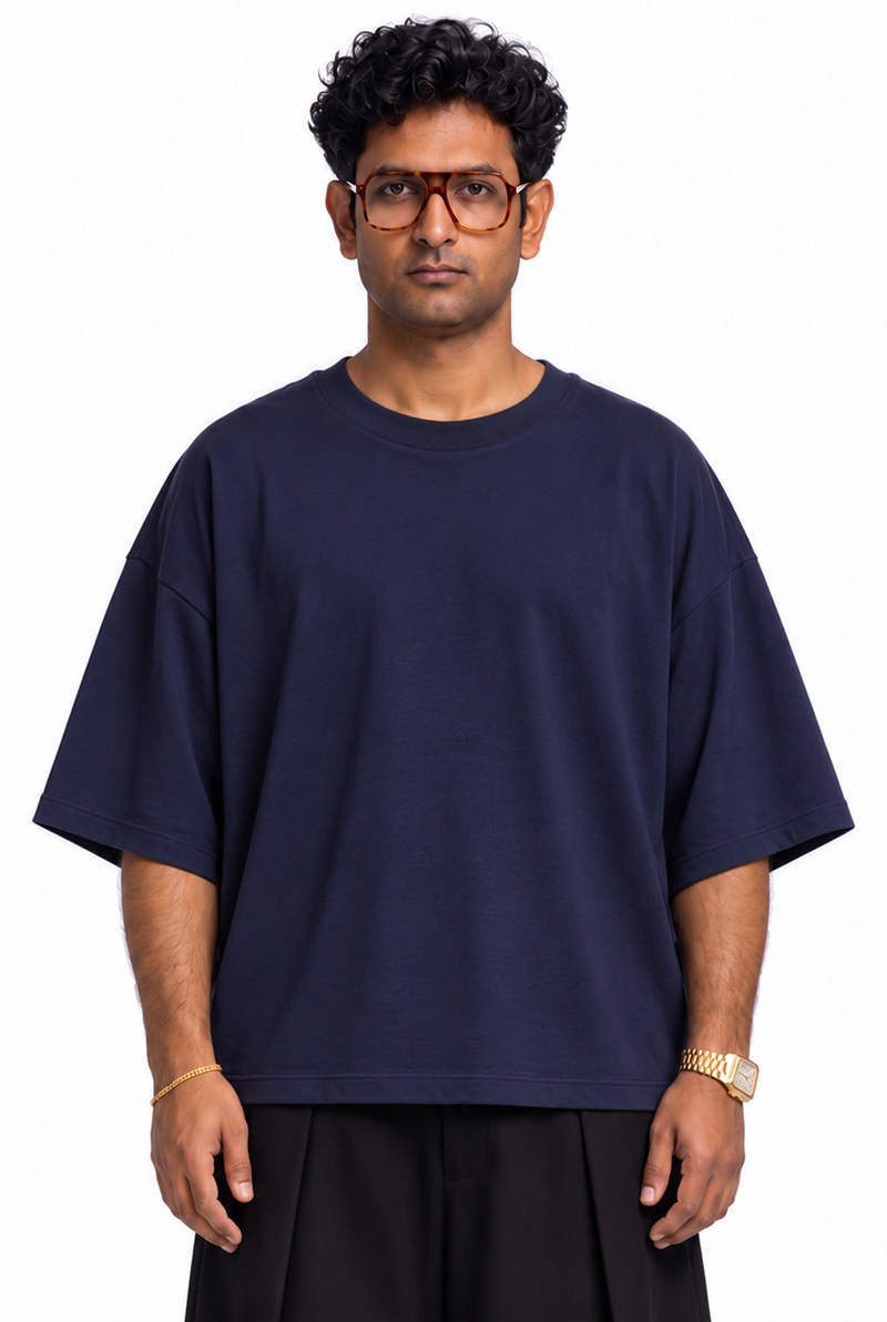 larger: Oversized tee